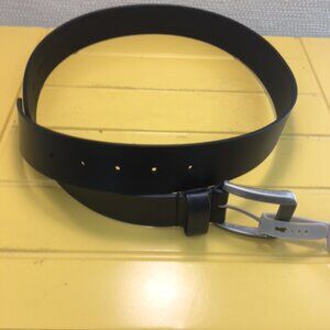 NWT, Men's Fossil Beckett, black leather belt, size 36